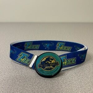 Rare Vintage The Lost World Jurassic Park 90s Kids Belt 1997 T-Rex Boys
